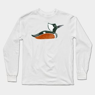 Hooded Merganser Long Sleeve T-Shirt